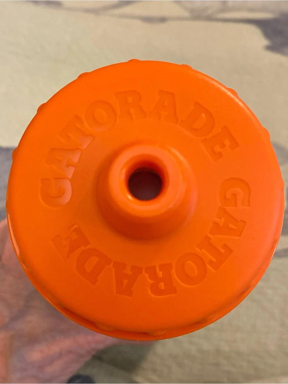 Gatorade Green Sports Water Bottle Orange Cap BPA Free Squeeze Bottle New